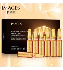 Images 7Pcs Hyaluronic Acid Ampoule Face Serum Hydro Moisturizing